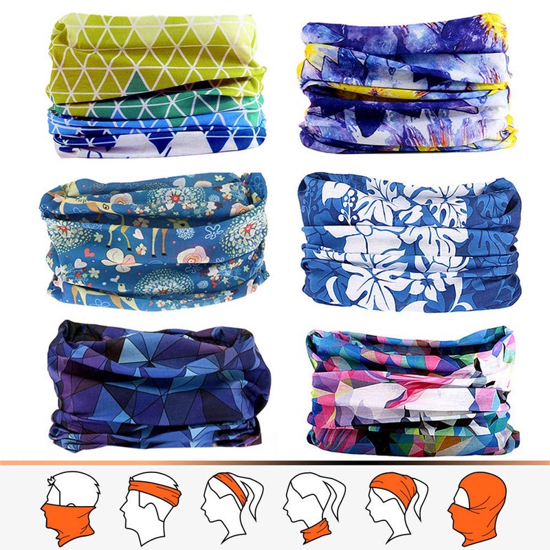 JOEYOUNG Headwear, Bandana, Neck Gaiter Head Wrap Headband Balaclava Magic Scarf - Image 1